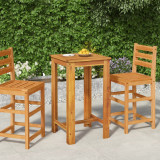 Masă bar grădină Gossi, lemn acacia, 60x60x105cm, antracit/maro/alb/bej/negru/gri/multicolor/argintiu/verde/aur, interior/exterior