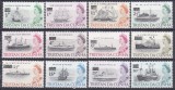 DB1 Tristan da Cunha Vapoare Corabii Uzuale Supratipar1971 12 v. MNH