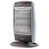 Radiator cu halogen Zass, 1200 W, 3 trepte, maner integrat, Gri/Negru