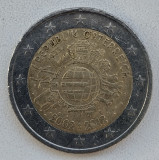 Moneda Austria - 2 Euro 2012 - 10 ani Euro, Europa