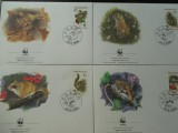 Cehiaia-Fauna -set complet FDC