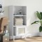 vidaXL Bibliotecă SENJA aspect ratan alb 60x35x130 cm lemn masiv pin 358059