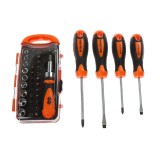 Set 5 șurubelnițe Holzer cu 41 accesorii