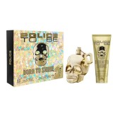 Police To Be Born To Shine Set cadou pentru Bărbați EDT 75 ml + 100 ml sampon pentru par si corp