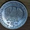 Germania -moneda comemorativa argint 11.2g- 5 mark 1974 - varianta PROOF, rara !