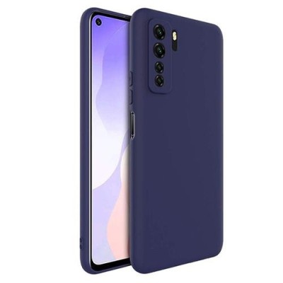 Husa Telefon Silicon Huawei P40 Lite 5G Matte Dark Blue foto