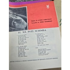 Partitura, Tu ma poti schimba - Aurel Giroveanu, Mihai Maximilian