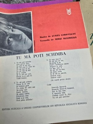 Partitura, Tu ma poti schimba - Aurel Giroveanu, Mihai Maximilian foto