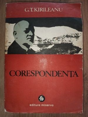 Corespondeta- G. T. Kirileanu Coperta uzata foto