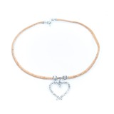 Cumpara ieftin Colier din pluta Heart Pendant