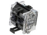 Element de contact EAO OptoHiT 22mm, NC x2, cleme cu surub, placare aurit, 10A, 500V AC