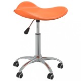 Cumpara ieftin Scaun pentru salon spa, portocaliu, piele ecologică