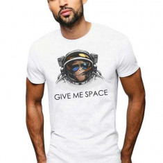 Tricou barbati alb - Give me space - L