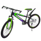 Cumpara ieftin Bicicletă, nr. 24, Băieți, Verde neon, Oem