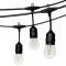 Ghirlanda Luminoasa cu Pendule 10m cu 10 Becuri LED Vintage 1W, ST45, E27, IP65, Interconectabila, B