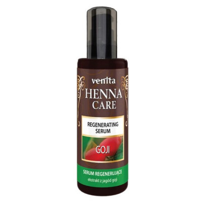 Ser regenerant pentru par Henna Care Venita, 50 ml, extract goji foto