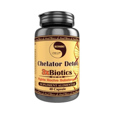 Chelator Detox 3xBiotics 40 capsule Pro Natura foto