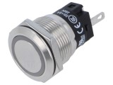 Lampă LED plată verde EAO 24VDC 24VAC &Oslash;19mm 82
