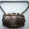 O.004 SHERRY ETICHETA TAG STICLA DECANTOR ARGINT LONDON ART NOUVEAU