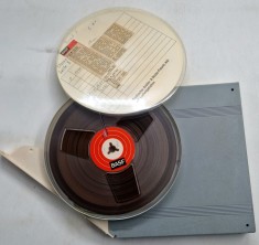 rola banda magnetofon BASG 175 mm diametru 19 cm inregistrata muzica clasica Dvorak