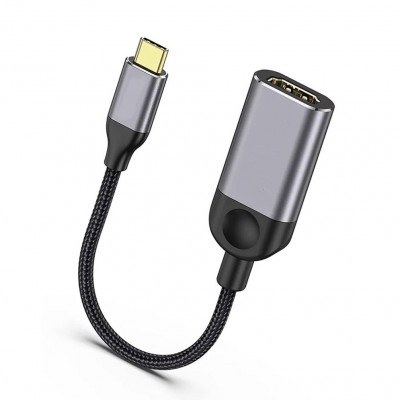 Cablu adaptor QHD70, Tip C, USB, Display Port foto