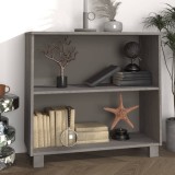 vidaXL Servantă, gri deschis, 85x35x80 cm, lemn masiv de pin