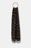 Morgan fular culoarea maro, cu model, 5ZEBRA