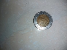 Moneda 500 Lire LUCA PACIOLI 1494 foto