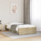 Cumpara ieftin Cadru de pat cu raft Stejar Sonoma 80 x 200 cm Lemn prelucrat