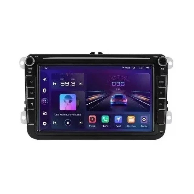 Navigatie Android auto Carplay Wireless 2+32GB Ecran 8&quot; VW Skoda Seat