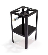 Arzator pentru gaz 8.5 kw din fonta 40x40x80 cm raft depozitare foto