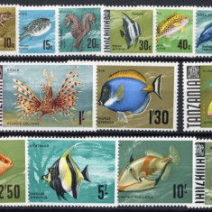 259-TANZANIA-PESTI-Serie completa de 16 timbre MNH