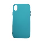 Husa silicon soft-touch compatibila cu Apple IPhone XR, Milky Blue, ALC MOBILE