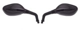 Set 2 oglinzi universale, filet M8, omologate, culoare negru, 140x80mm Cod Produs: MX_NEW LM0002
