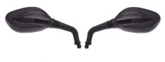 Set 2 oglinzi universale, filet M8, omologate, culoare negru, 140x80mm Cod Produs: MX_NEW LM0002