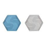HRANITOARE PENTRU CAINI SI PISICI INTERACTIV FLAMINGO LICK PAD BEAN BLUE GREY 24x21CM