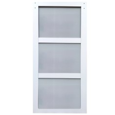 Usa glisanta interior, din MDF laminat, design BD61-3L, alb, 870/2130 mm foto