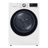 Uscator de rufe LG RH90V9AV2N, 9 kg, Pompa de caldura, Dual Inverter, Autocuratare, Clasa C, Alb