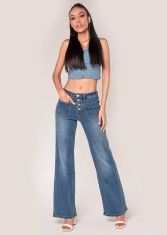 Blugi Dama Evazati Nina Carter Albastri P139-1A M7