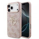 Husa pentru Apple iPhone 18 Pro / 17 Pro, Guess, 4G Big Classic Logo, Roz