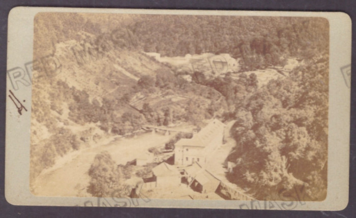 5118 - Baile HERCULANE Caras-Severin Panorama (10/6 cm) - CDV old Photocard 1871