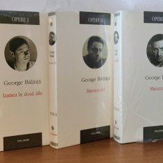 George Bălăiță - Opere complete (3 volume - Ed. Polirom) sigilat / în țiplă