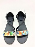 Sandale dama din piele Painted Flowers Anna, 35 - 41