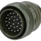 Conector circular aluminiu 28 MS/DS oliv 12 pini