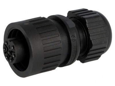 Conector Circular Mufă Mamă IP67 7-PIN Pe Cablu foto