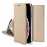 Husa Samsung Galaxy A54 5G Flip Book Toc Magnet Auriu Gold