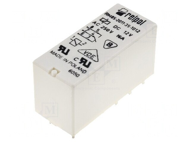 Releu electromagnetic SPDT 12VDC 16A