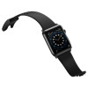 Curea De Ceas Baseus Silicone Slip-Thru Pentru Apple Watch Series 3/4/5/6/SE 38mm/40mm Negru LBWSE-01