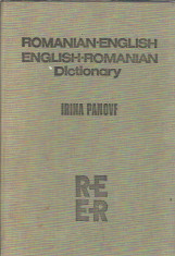 Romanian - English - Romanian dictionary (bilingv) - Irina Panovf / cartonat foto