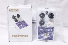 Pedala chitara electrica ammoon POCKVERB Reverb &amp; Delay Guitar Effect Pedal 7 Reverb Effects